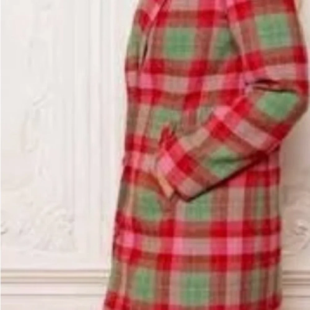 Ivy City Co Everly Plaid Wool Blend Coat NWT